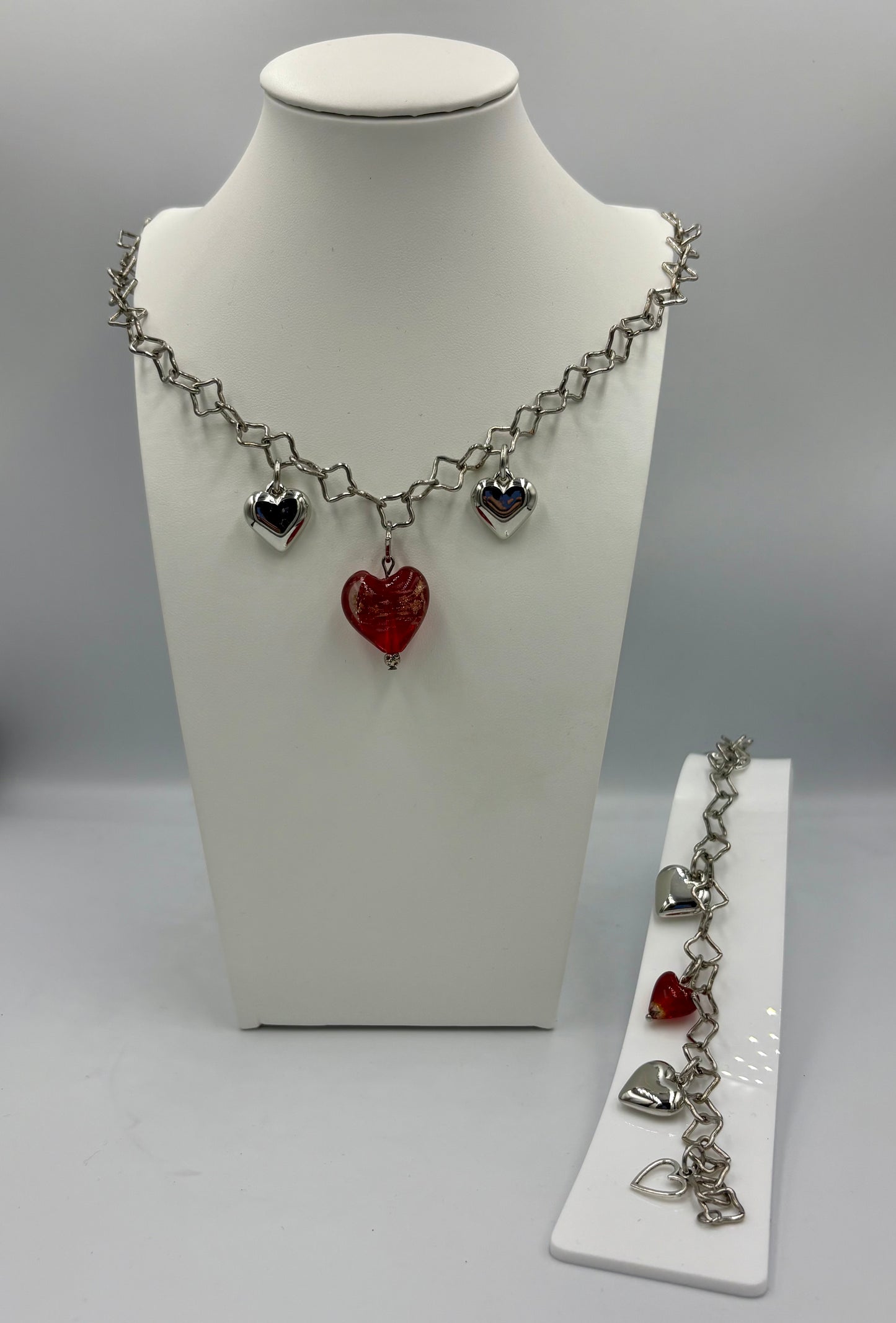Charming hearts halsketting