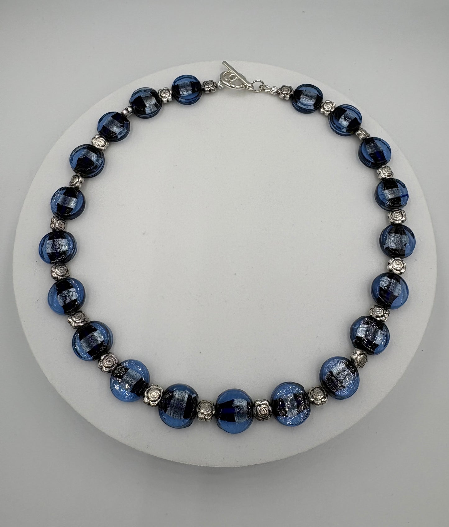 Blue Rose halsketting