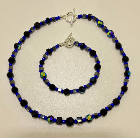 Luna Blu halsketting