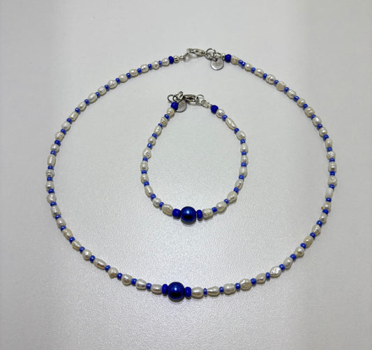 Royal Blue halsketting