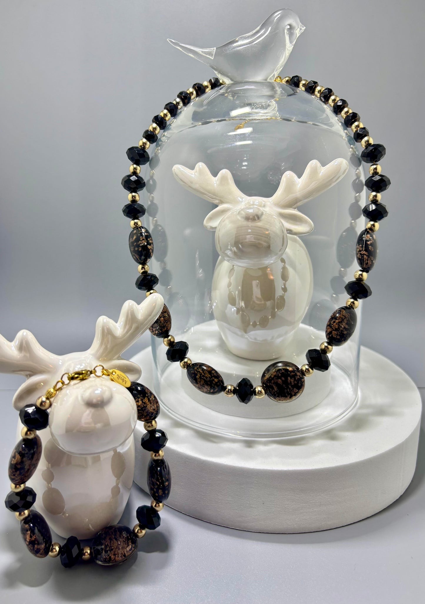 Black & Gold halsketting