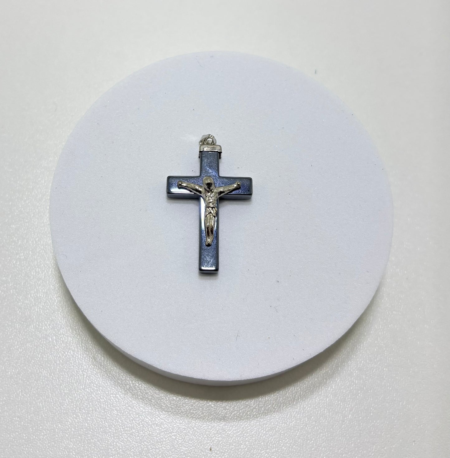 Hematiet Bedeltje voor Choker