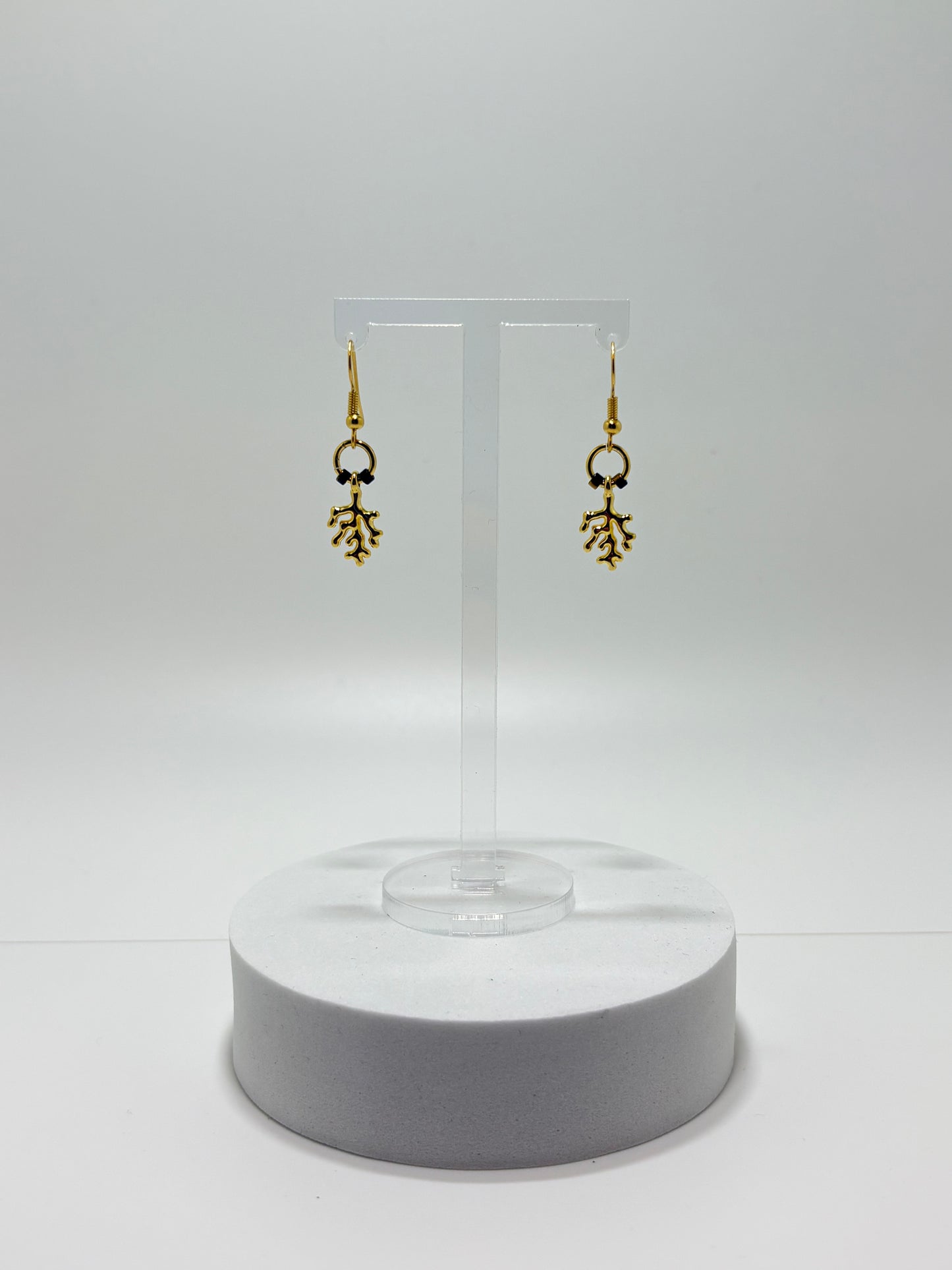 Black Lilly oorbellen