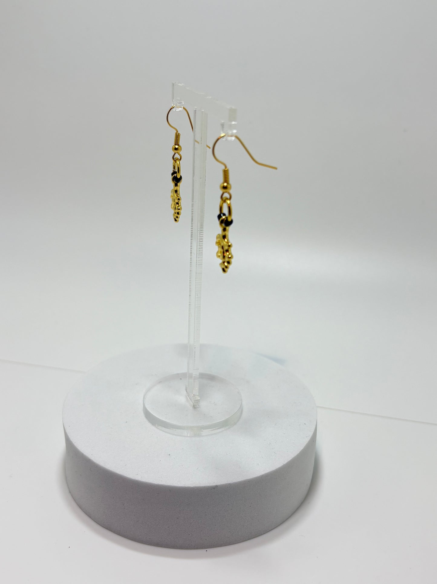 Black Lilly oorbellen