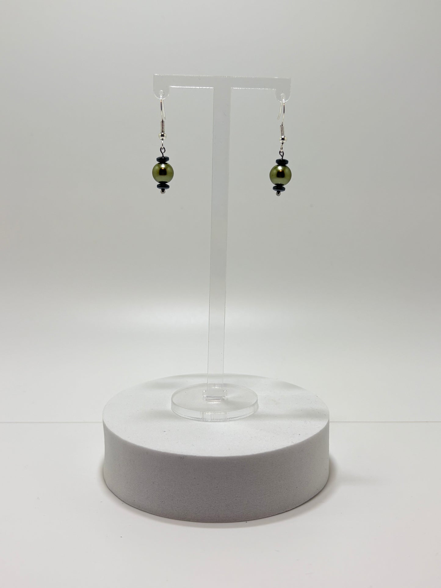 Moss Green oorbellen