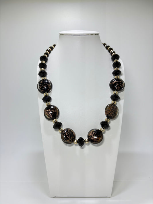 Black & Gold halsketting