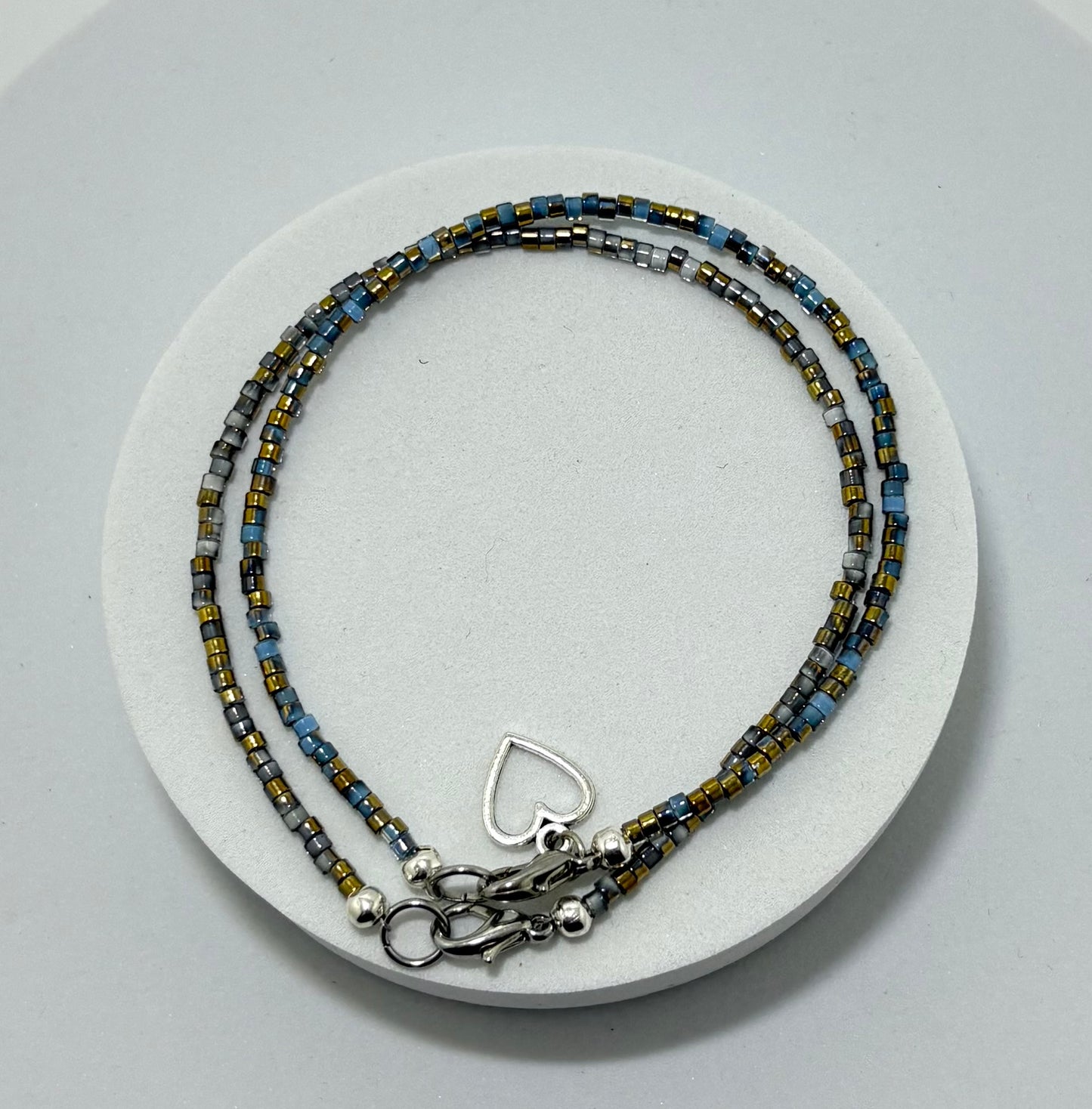 Blue Lilly armband
