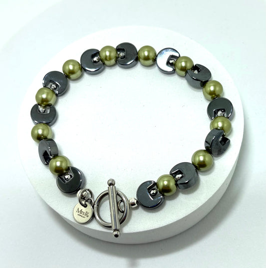 Moss Green armband