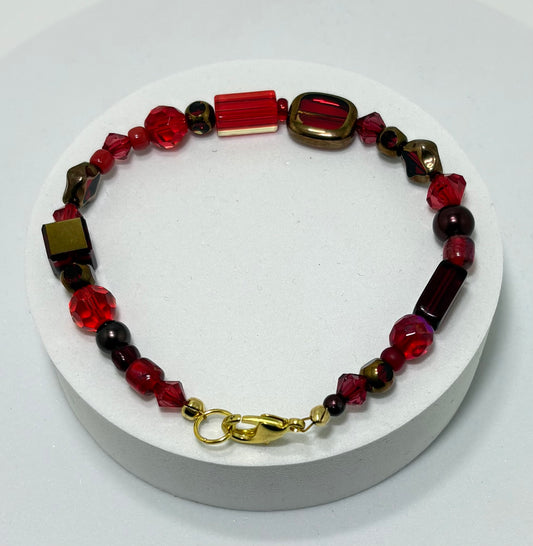 Shiny Red armband