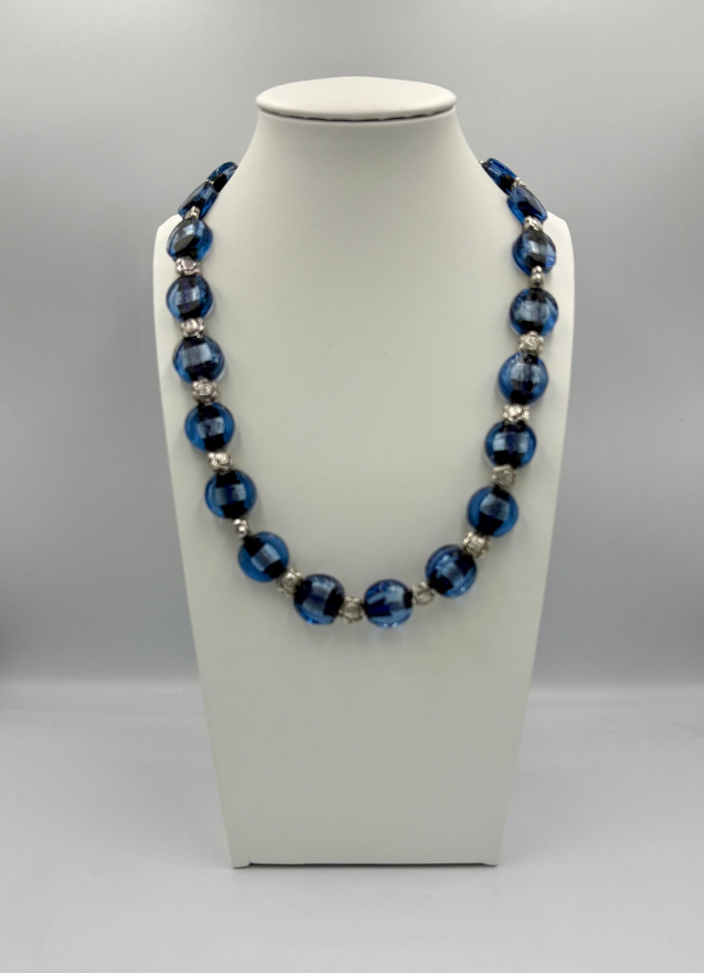 Blue Rose halsketting