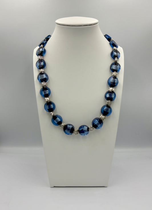 Blue Rose halsketting